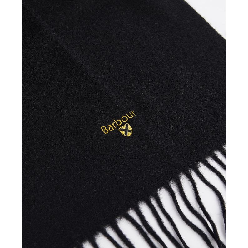 Barbour Plain Lambswool Scarf USC0008BK11 Black
