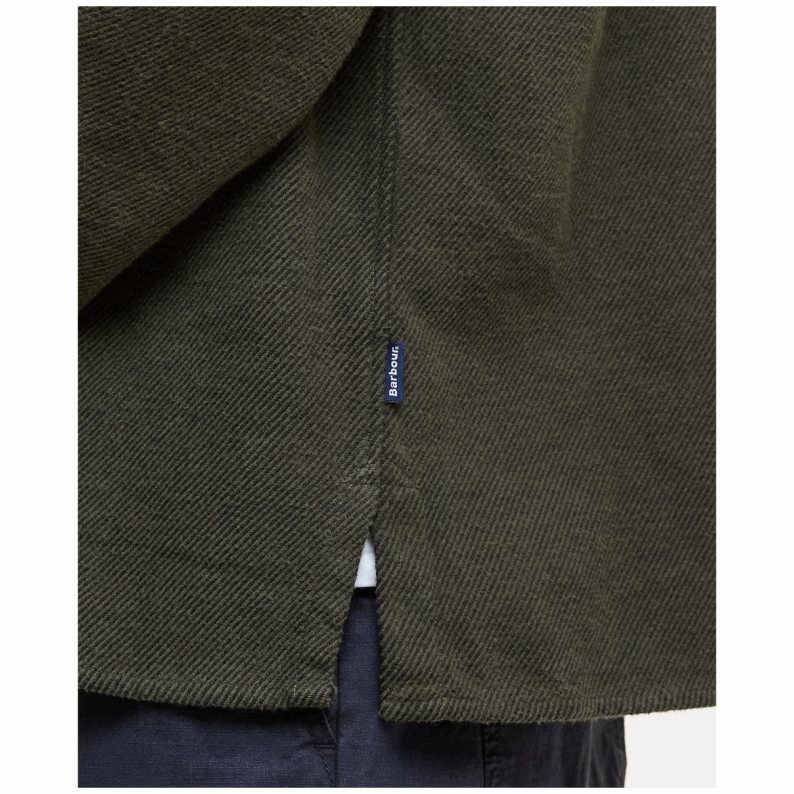 Barbour Baystone Relaxed Twill Shirt – Olive