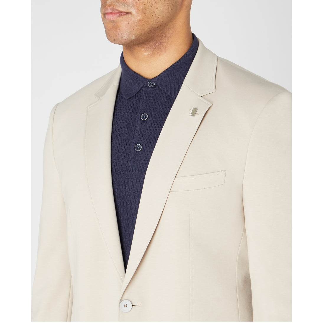 Remus Uomo Stretch Chino Jacket Galano 12347 Beige