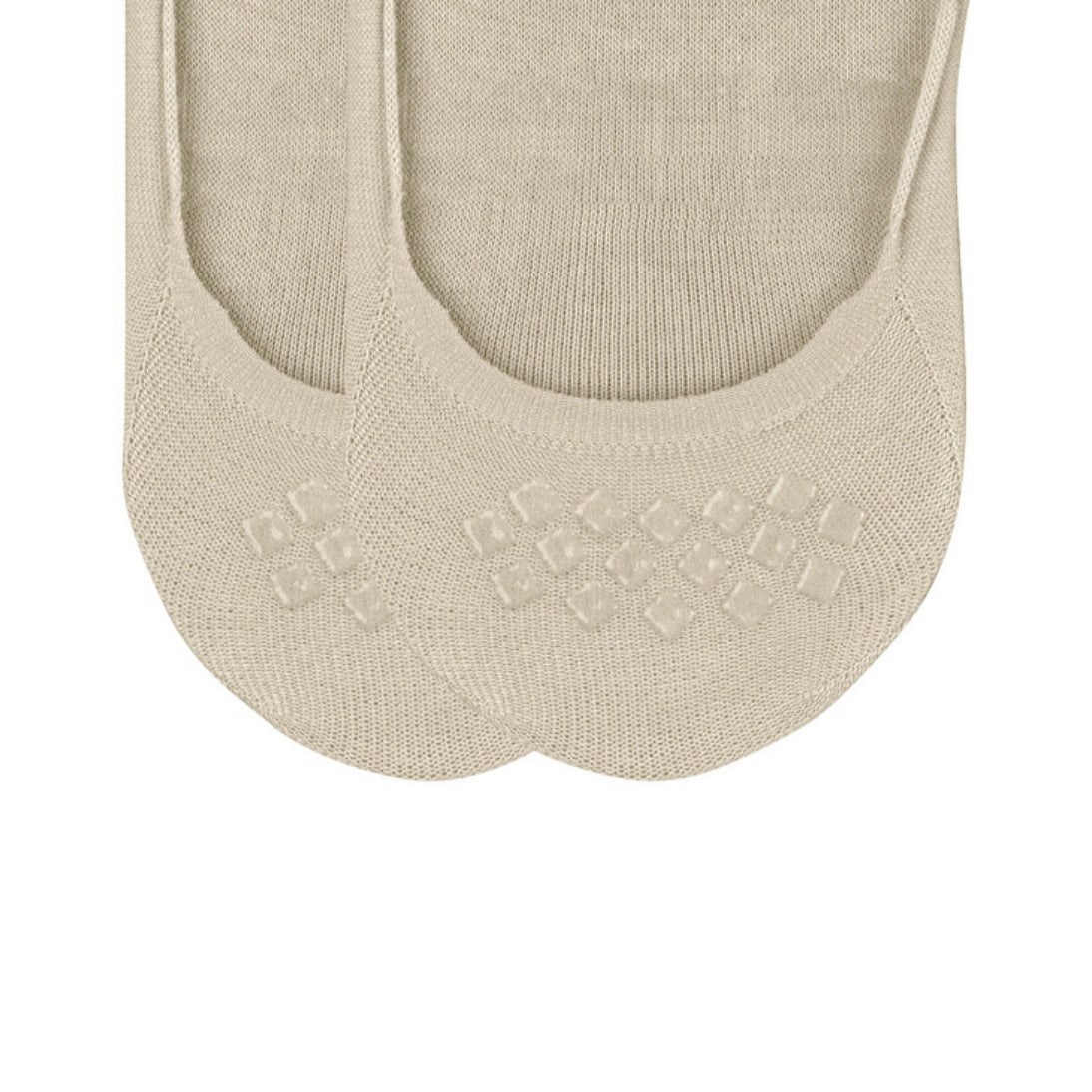 Burlington Everyday 2-Pack Men No Show Socks Anti-Slip Beige