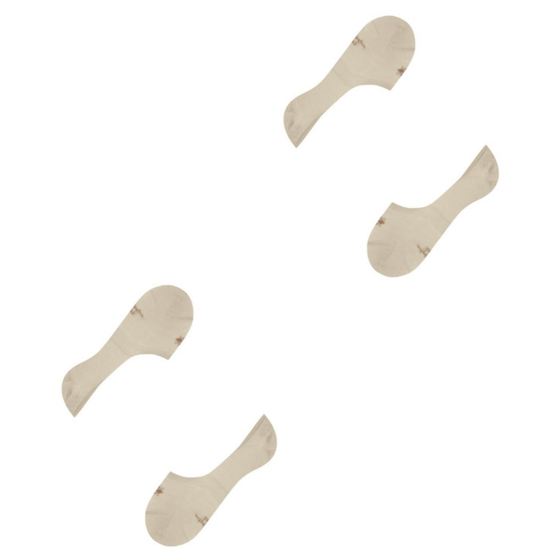 Burlington Everyday 2-Pack Men No Show Socks Anti-Slip Beige