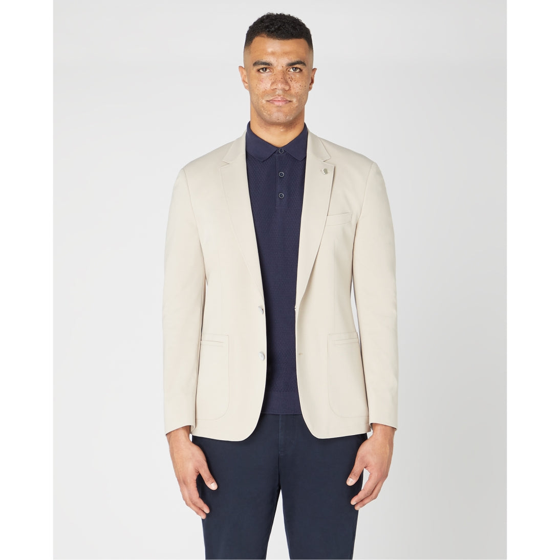 Remus Uomo Stretch Chino Jacket Galano 12347 Beige