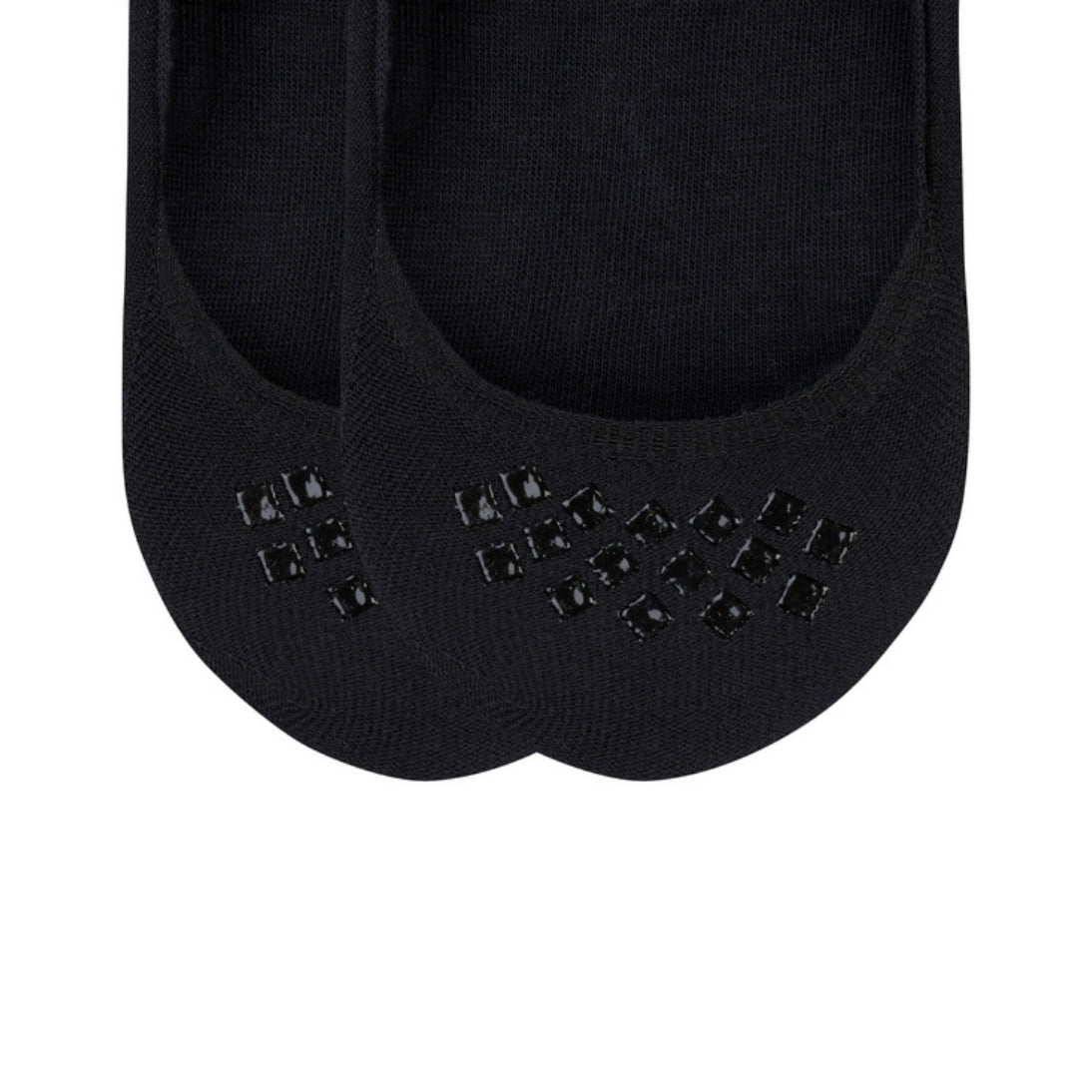 Burlington Everyday 2-Pack Men No Show Socks Anti-Slip Black