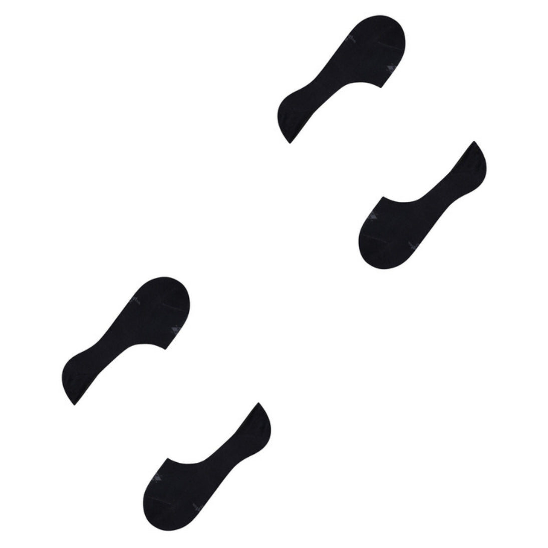 Burlington Everyday 2-Pack Men No Show Socks Anti-Slip Black