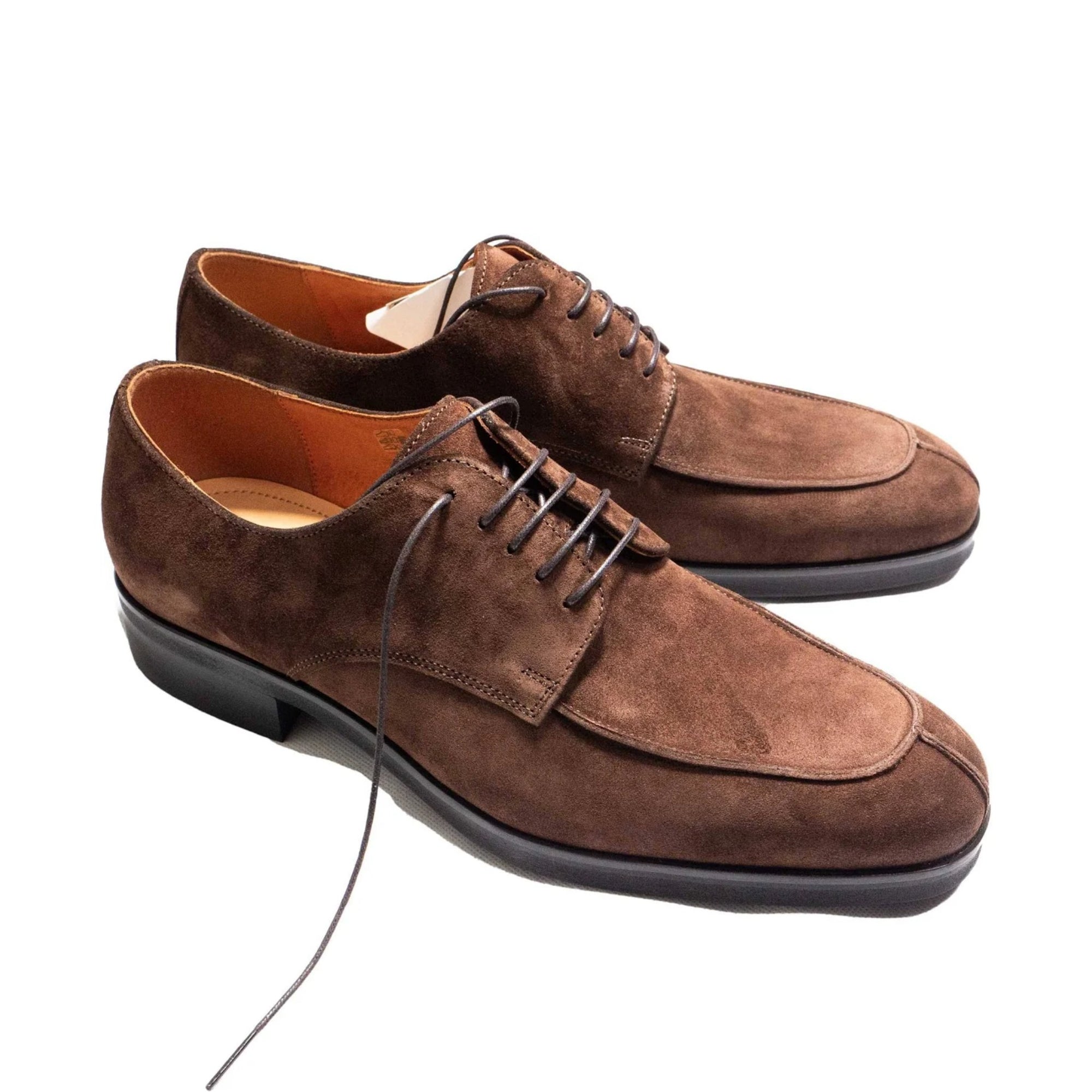 Lacuzzo Split Toe Butcher Italian Suede Shoe