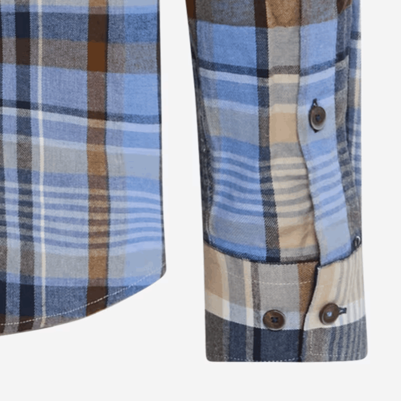 brax-daniel-light-flannel-check-shirt-cuff-back