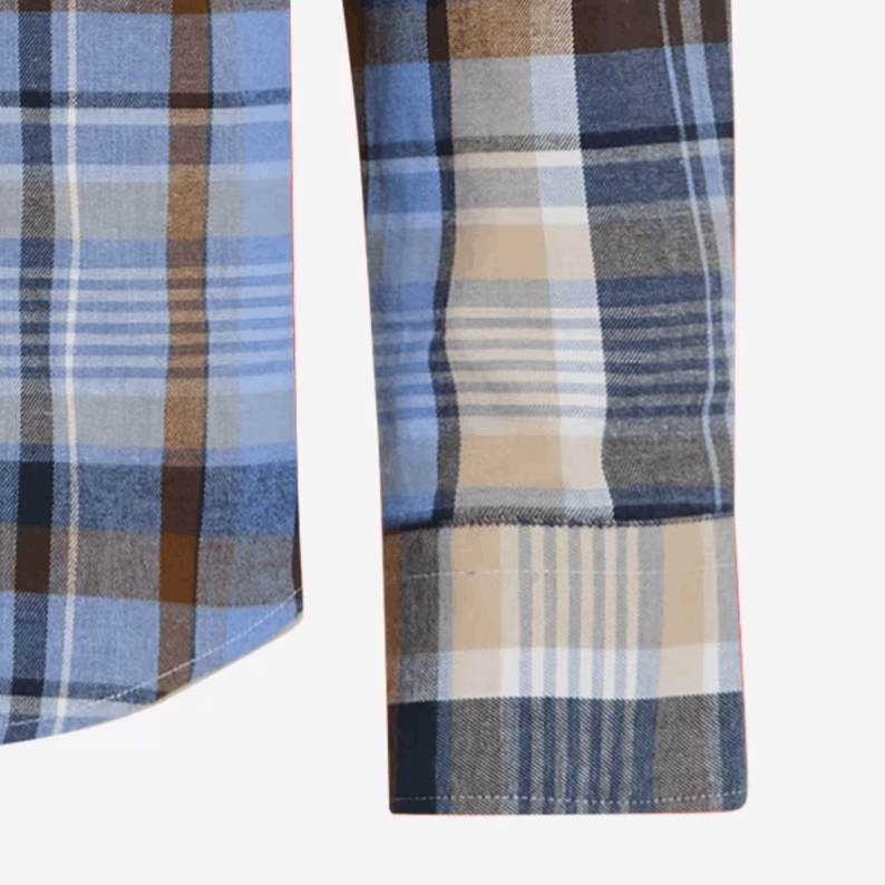 brax-daniel-light-flannel-check-shirt-cuff-front