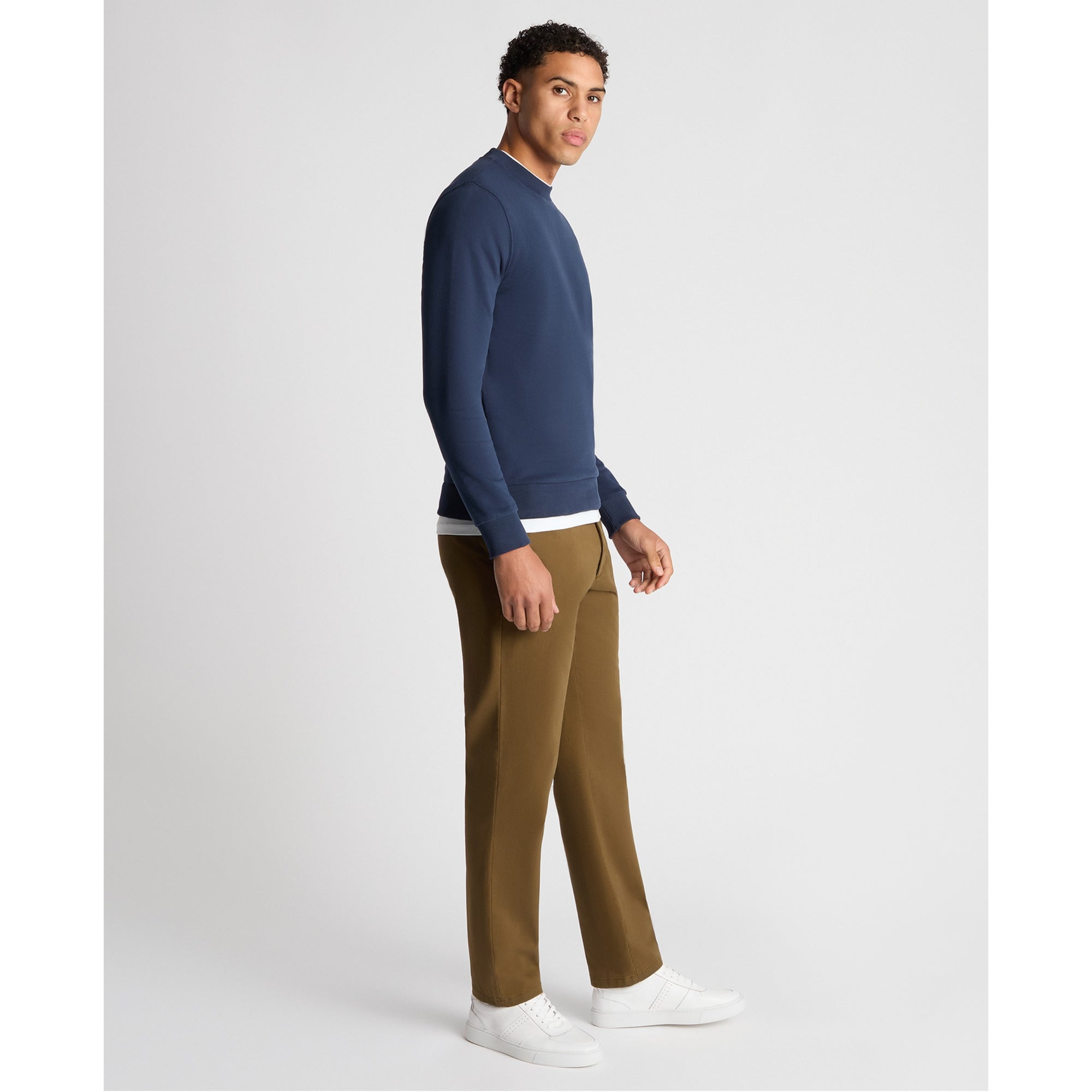 Remus Uomo Tapered Fit Soft Touch Cotton-Blend Sweatshirt 58811