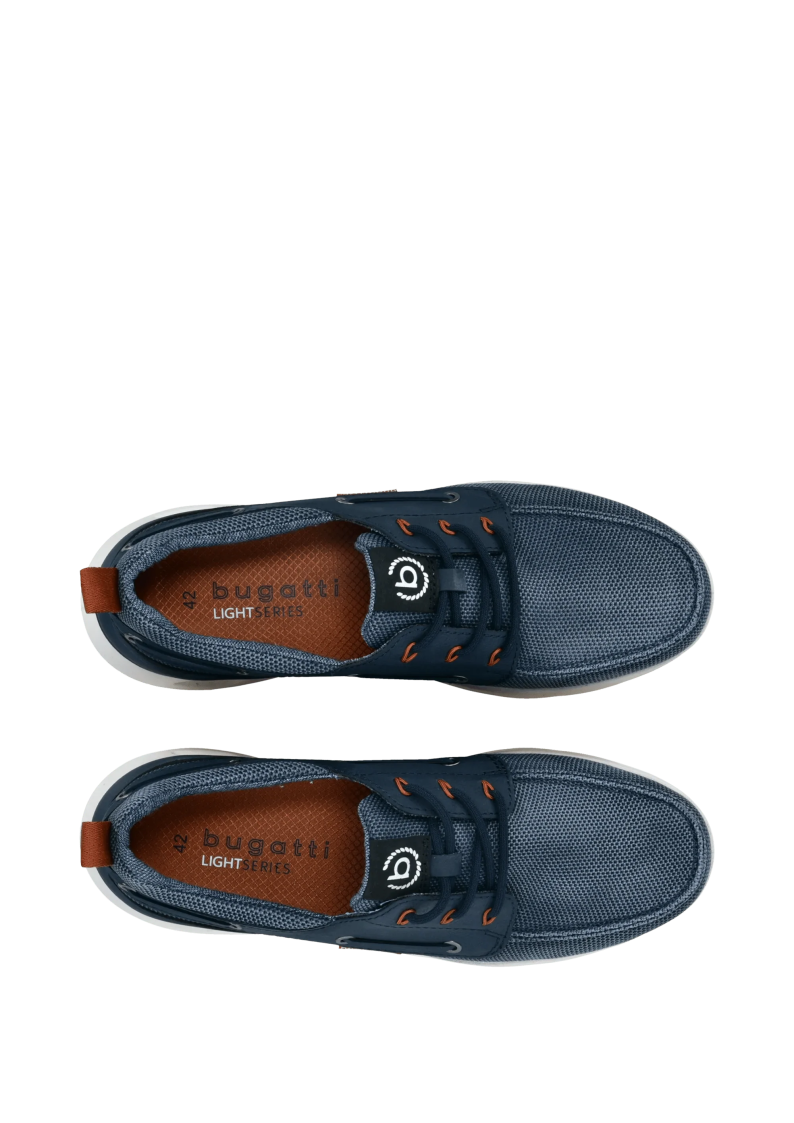 Bugatti Sneaker Deck Shoe in Denim Blue 321AW5026900