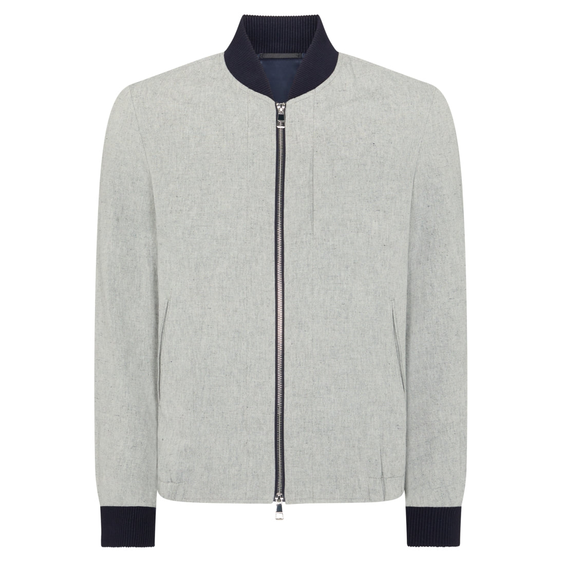 Remus Uomo Cotton &amp; Linen Bomber Jacket Ryland 80492