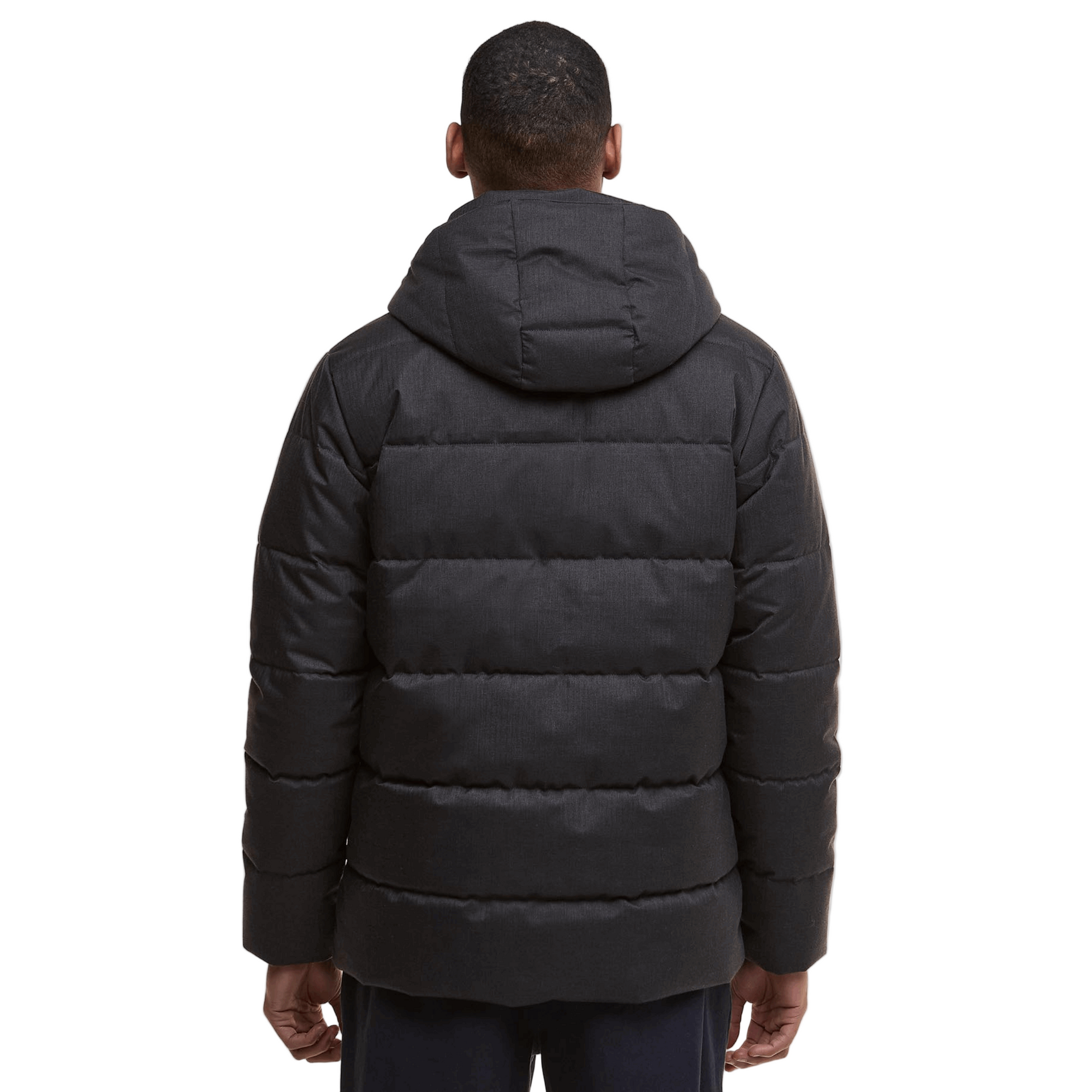 Barbour Brampton Puffer Jacket Charcoal/Midnight Oak