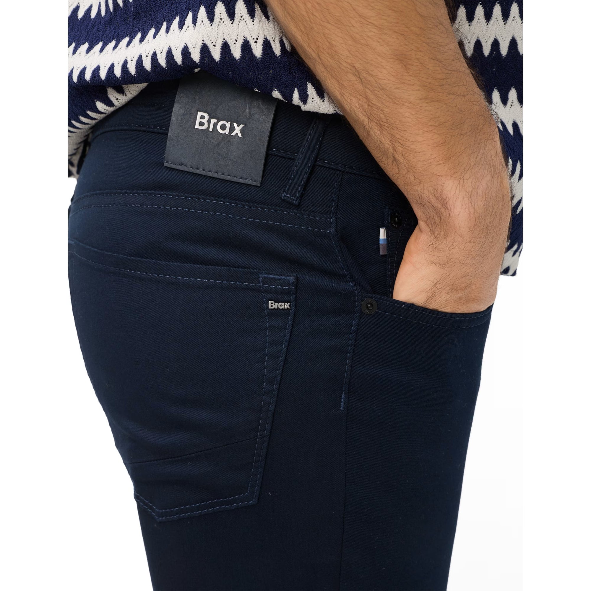 Brax Chuck Hi-Flex 5 Pocket Jeans in Sea 07-3622