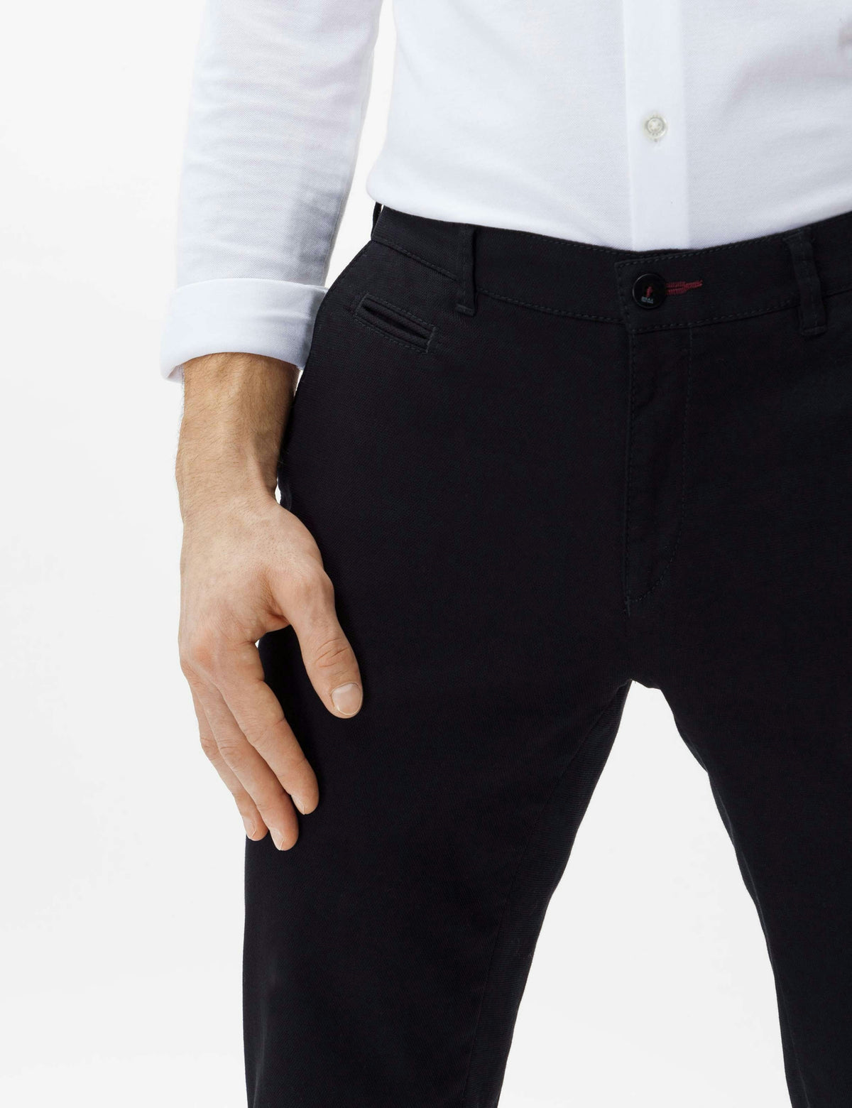 Brax Fabio Hi Flex Slim Fit Stretch Chino in Black 80-1750
