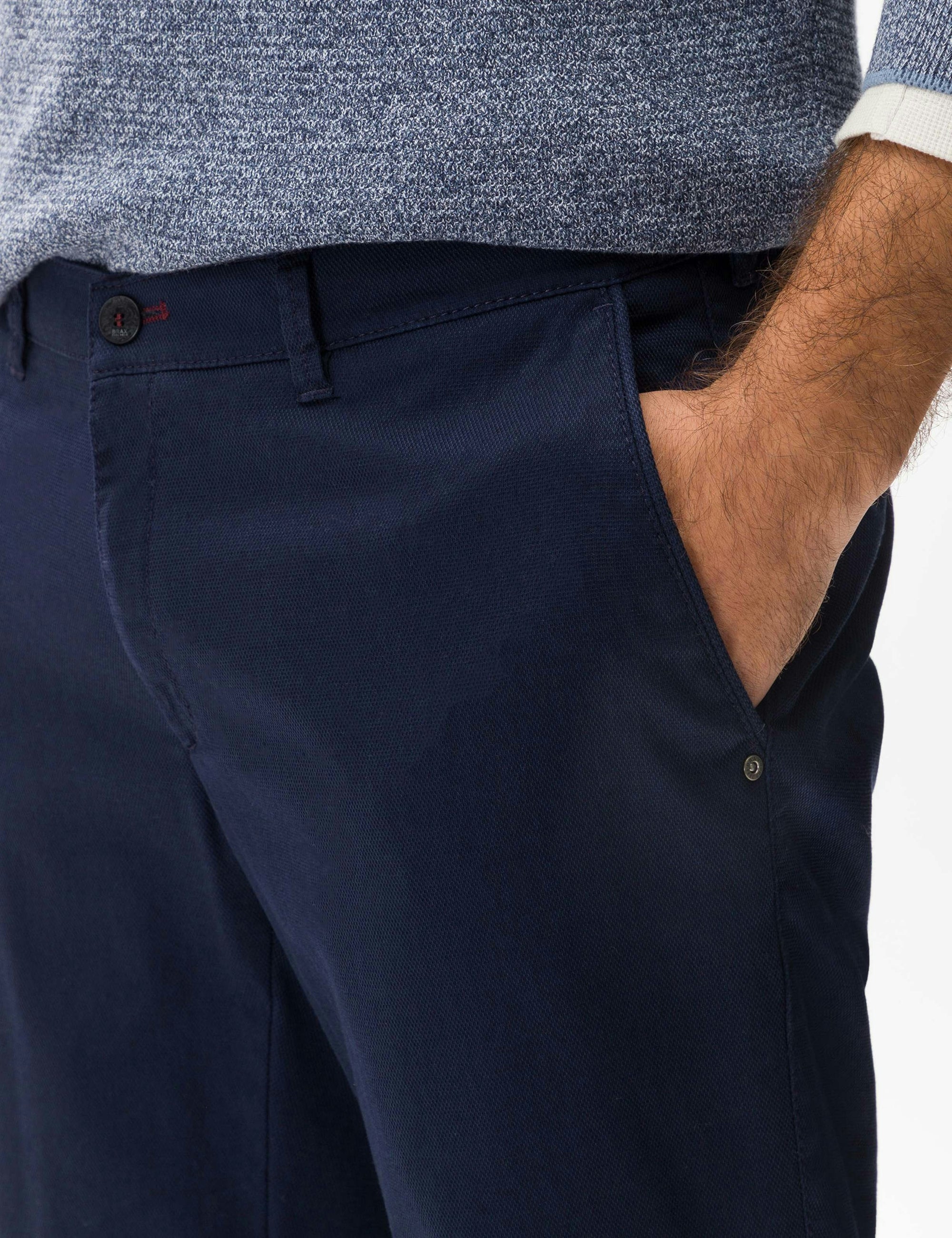 Brax Fabio Hi Flex Slim Fit Stretch Chino in Sea 80-1750