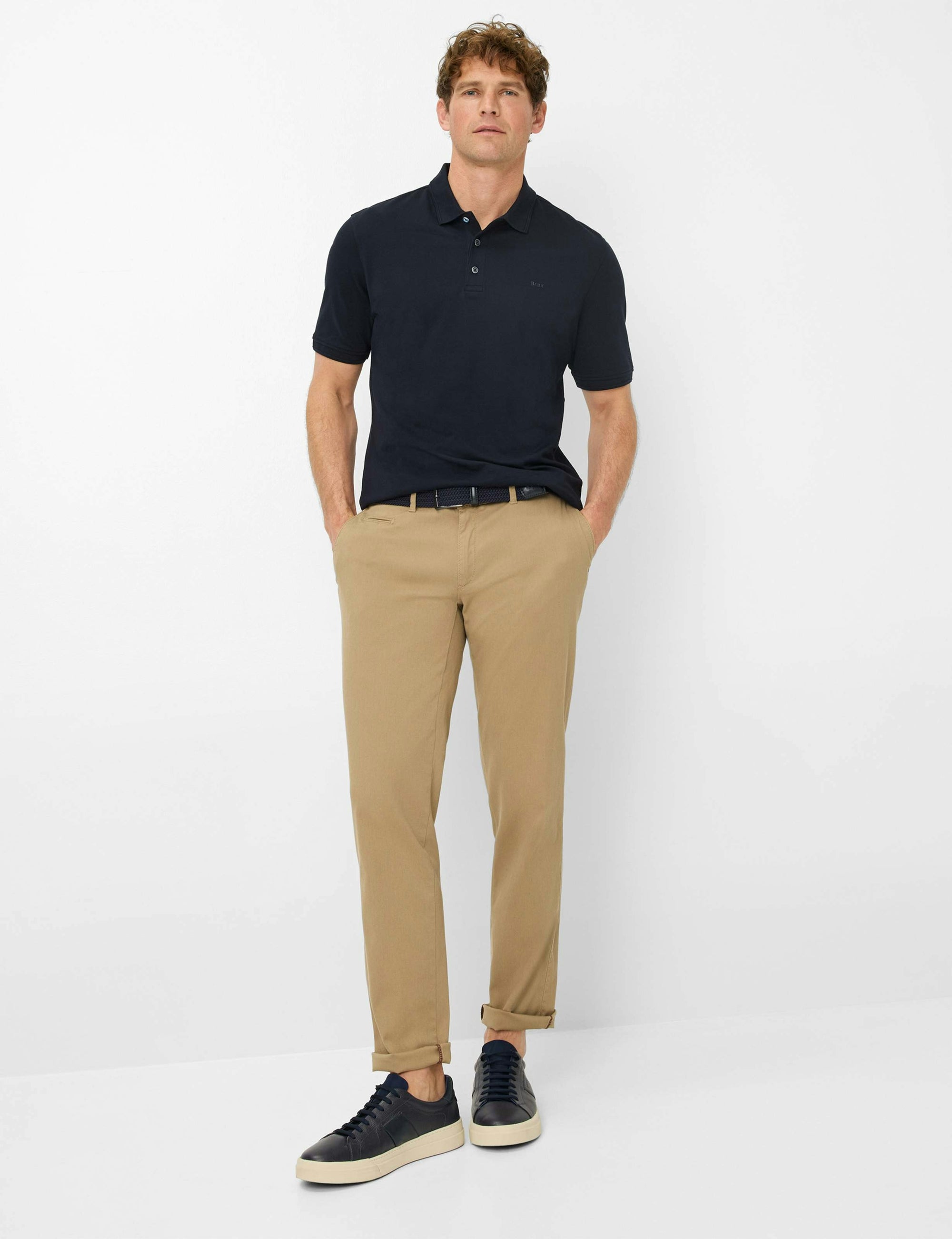 Brax Fabio Hi Flex Slim Fit Stretch Chino in Camel 80-1750