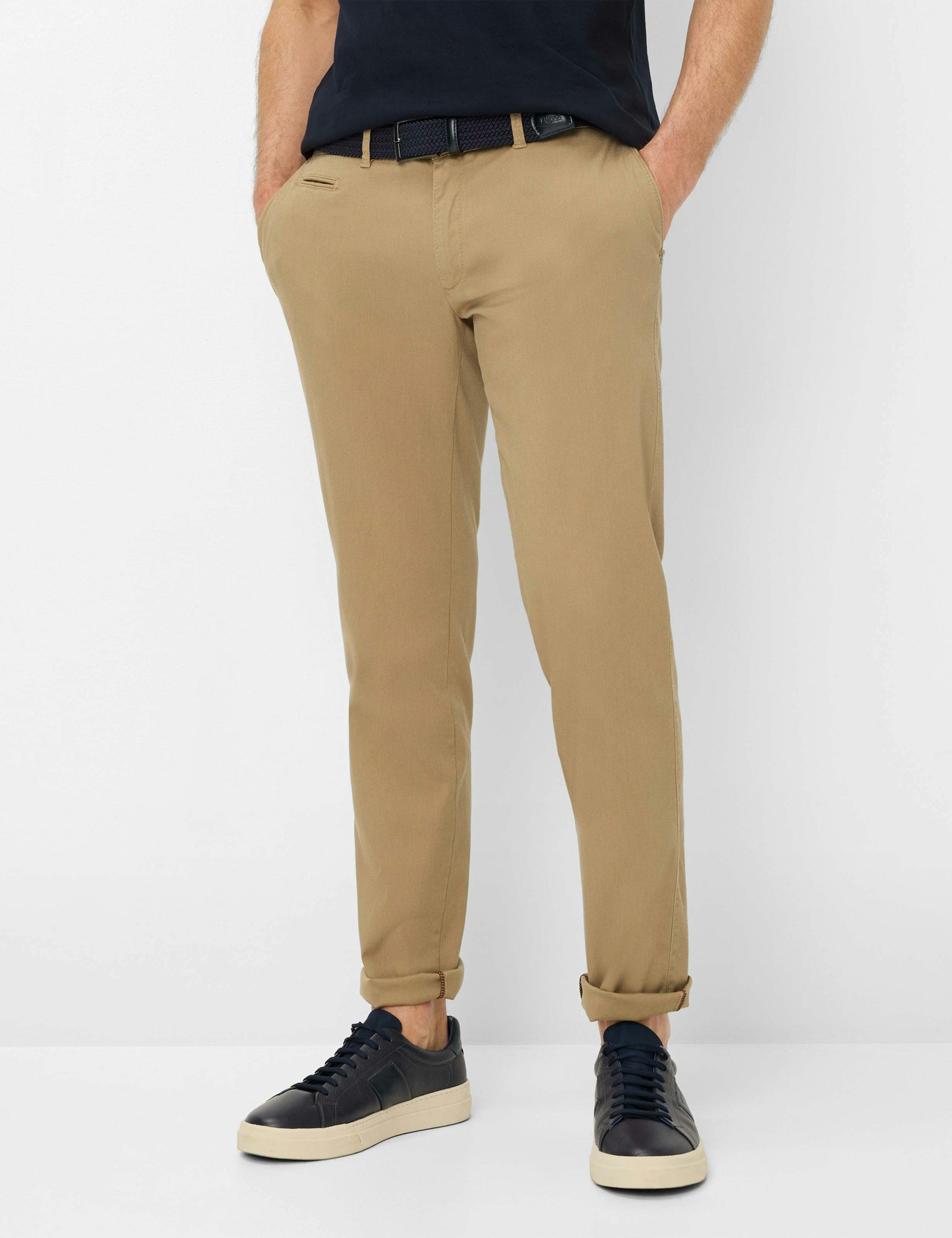 Brax Fabio Hi Flex Slim Fit Stretch Chino in Camel 80-1750