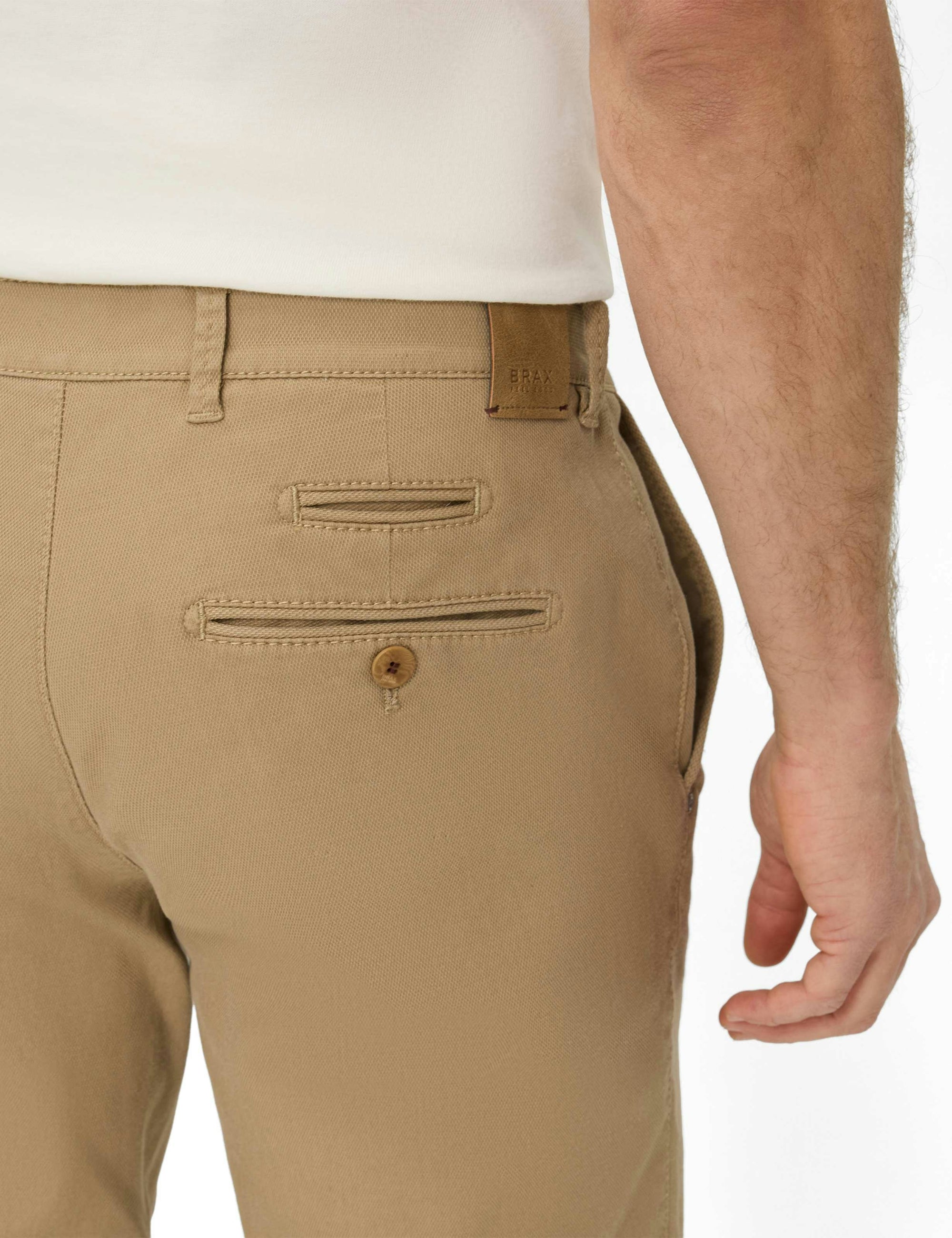 Brax Fabio Hi Flex Slim Fit Stretch Chino in Camel 80-1750