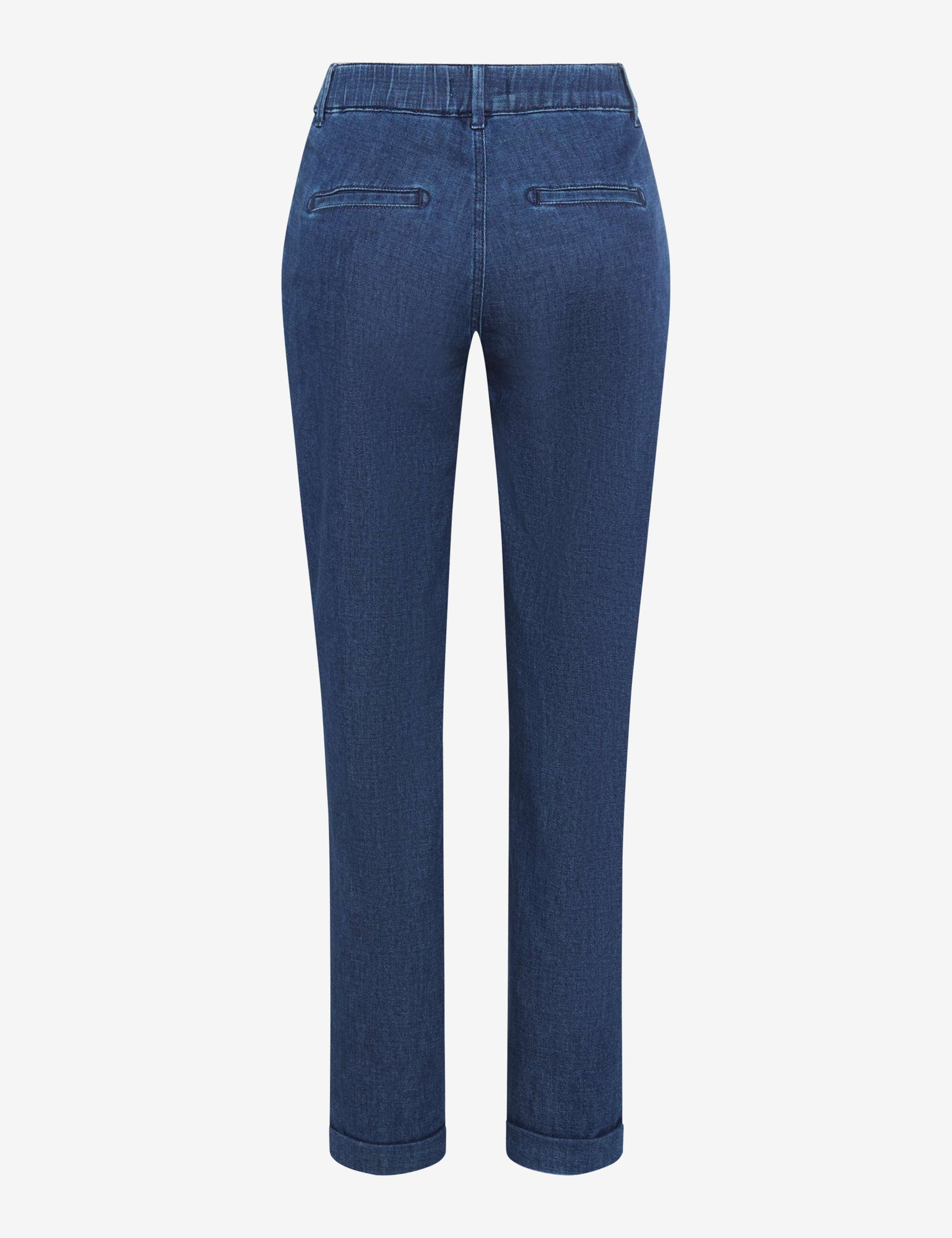BRAX Maron S Trousers in Dark Denim Blue 09-7422
