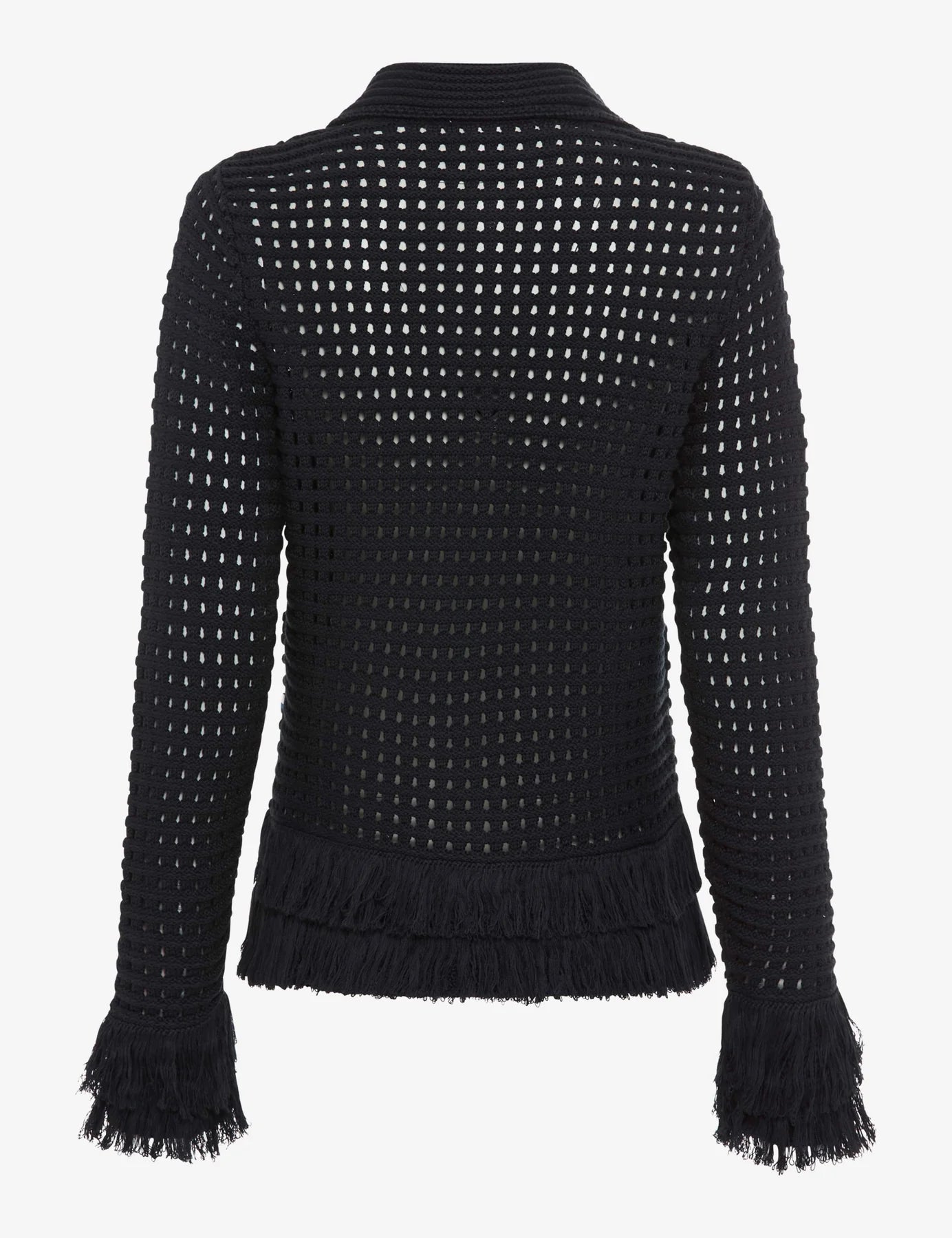 Brax Ami Fringed Cardigan In Navy 09-6009