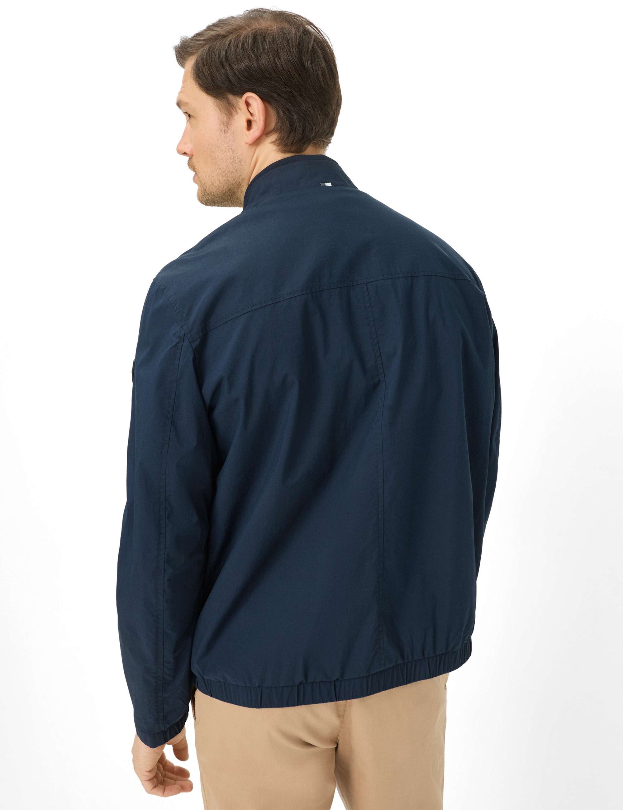 Brax Calvin Ultralight Stretch Blousen Jacket in Cotton Blend in Navy 75-0001