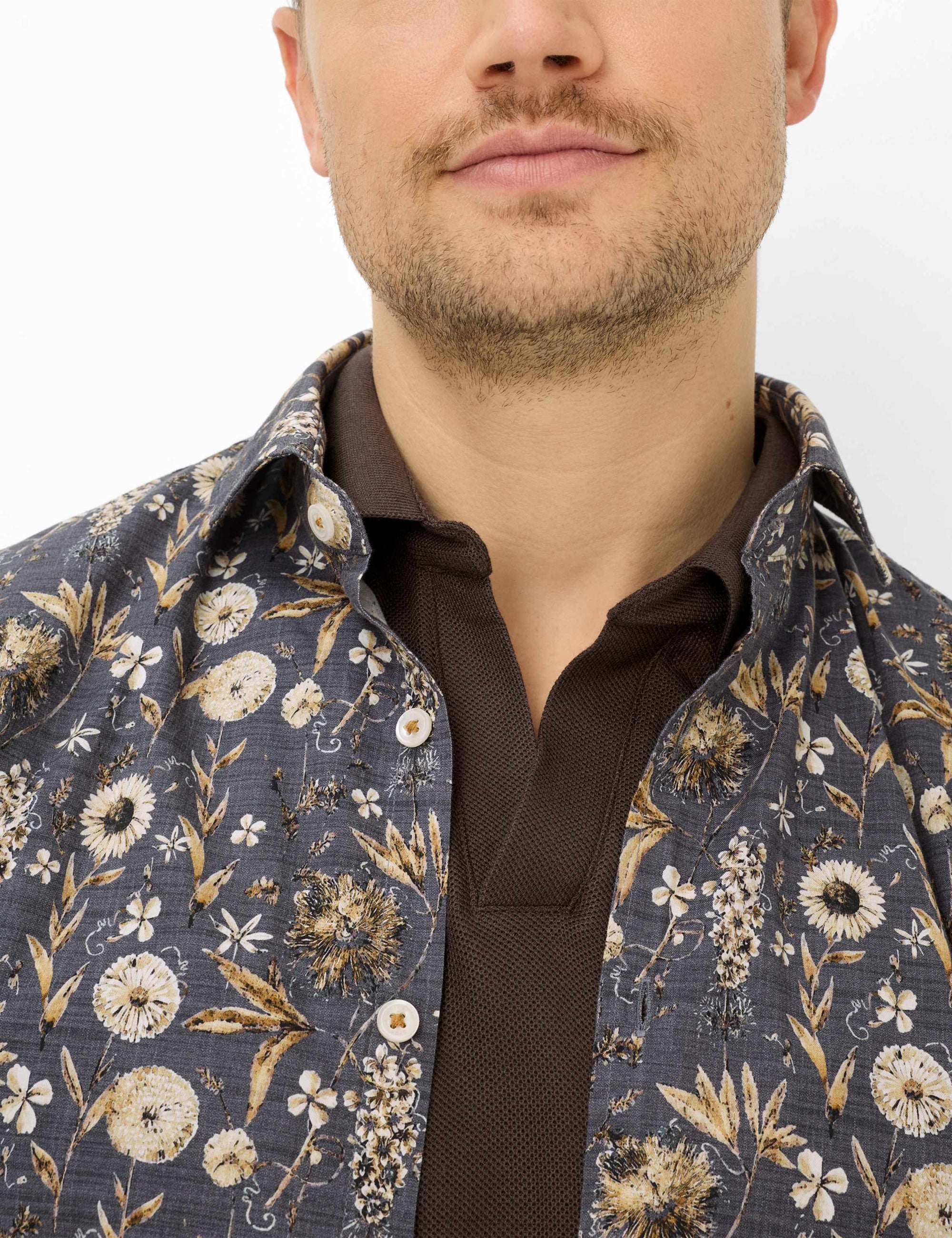 Brax Hardy Ultra Light Pure Cotton Short Sleeve Shirt 74-0030