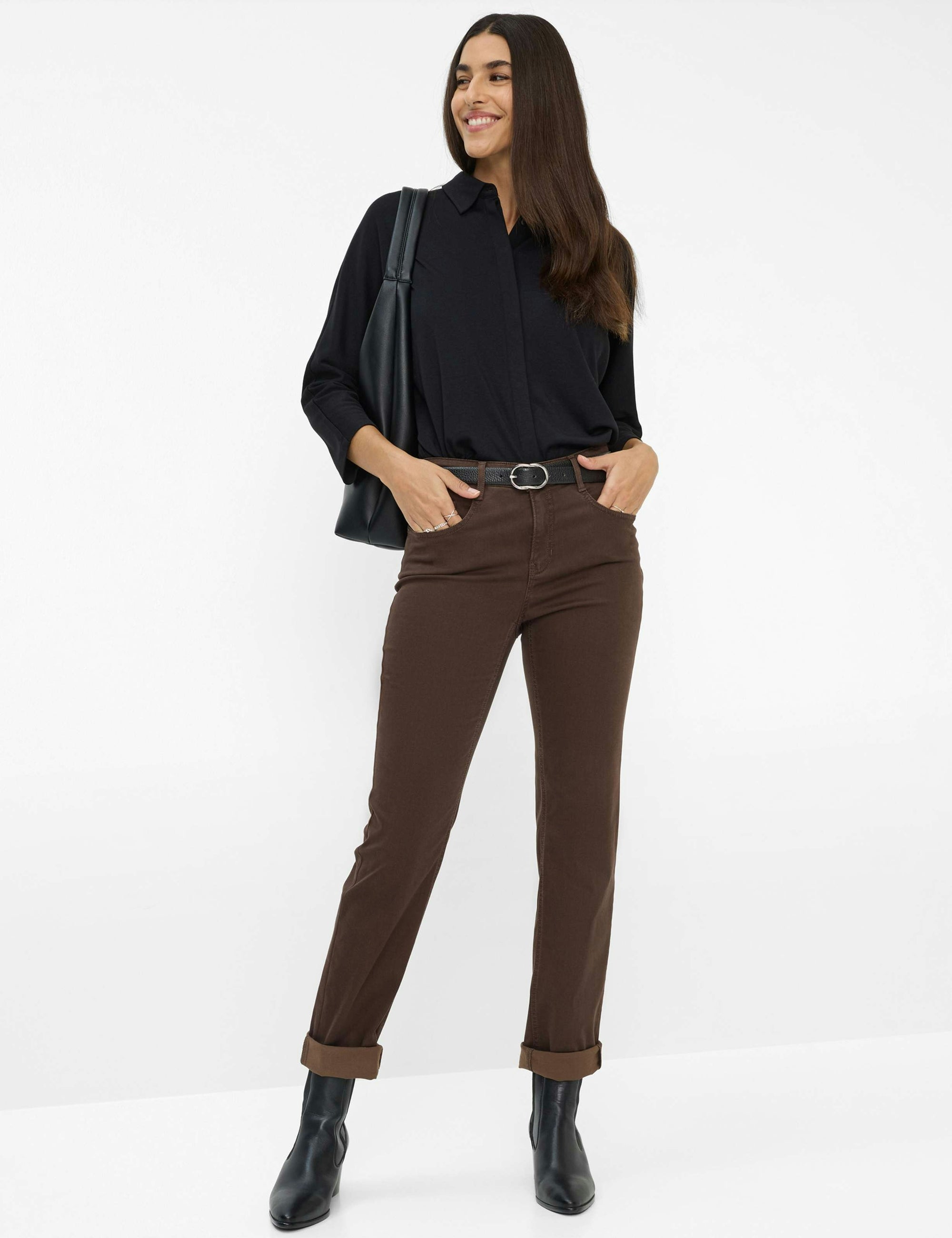 Brax Mary Slim Fit Jeans in Chocolate 71-1707