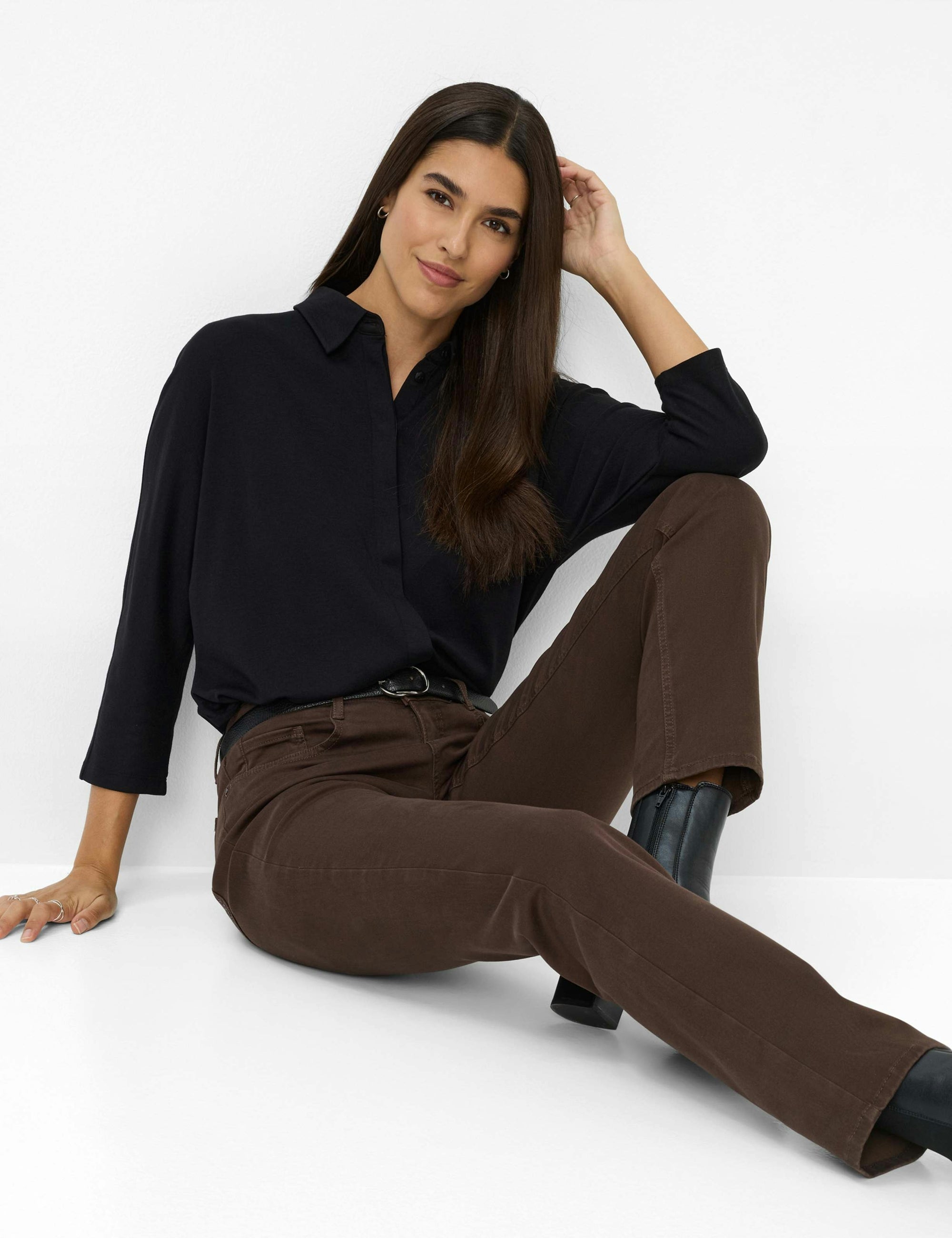 Brax Mary Slim Fit Jeans in Chocolate 71-1707