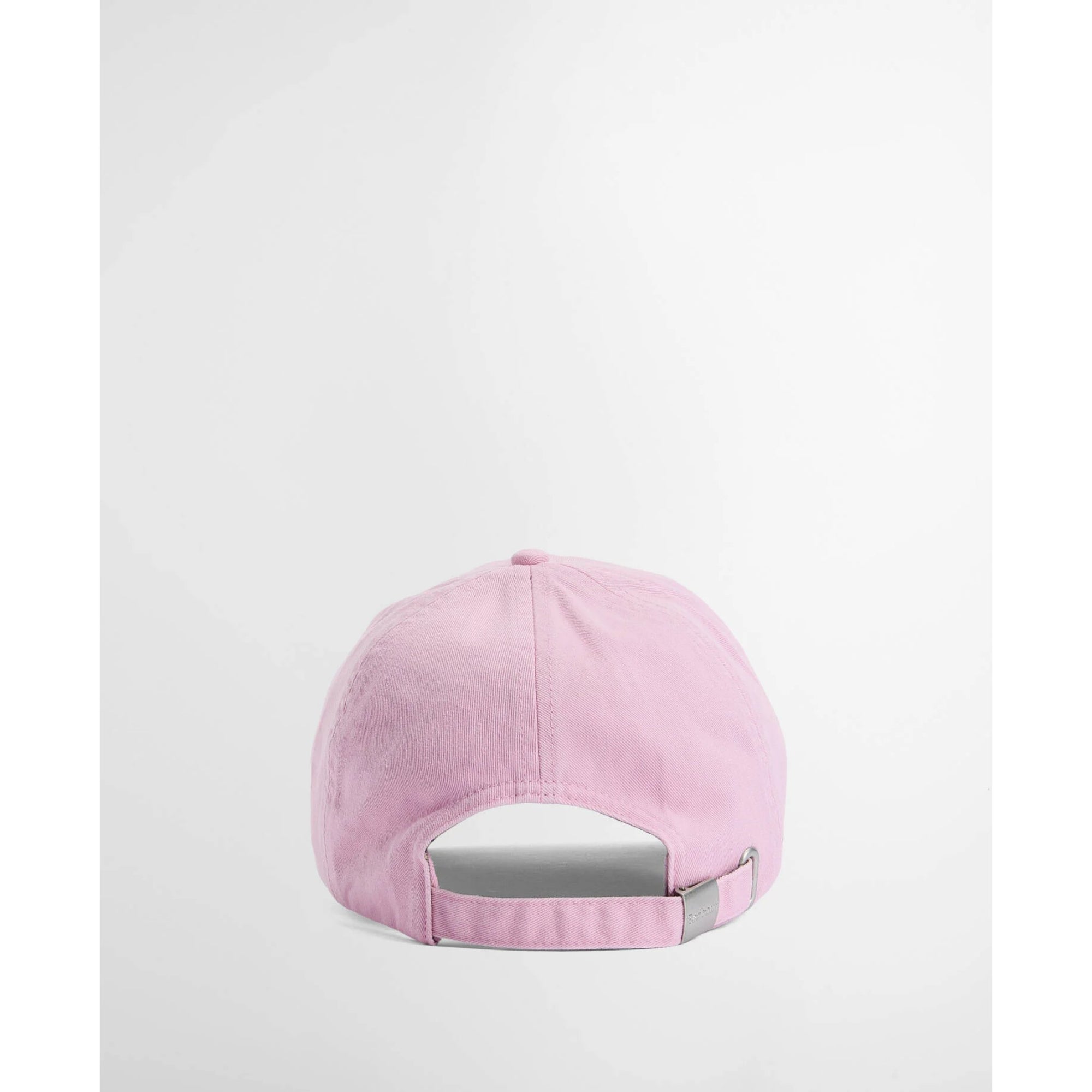 Pink baseball cap on a light gray background