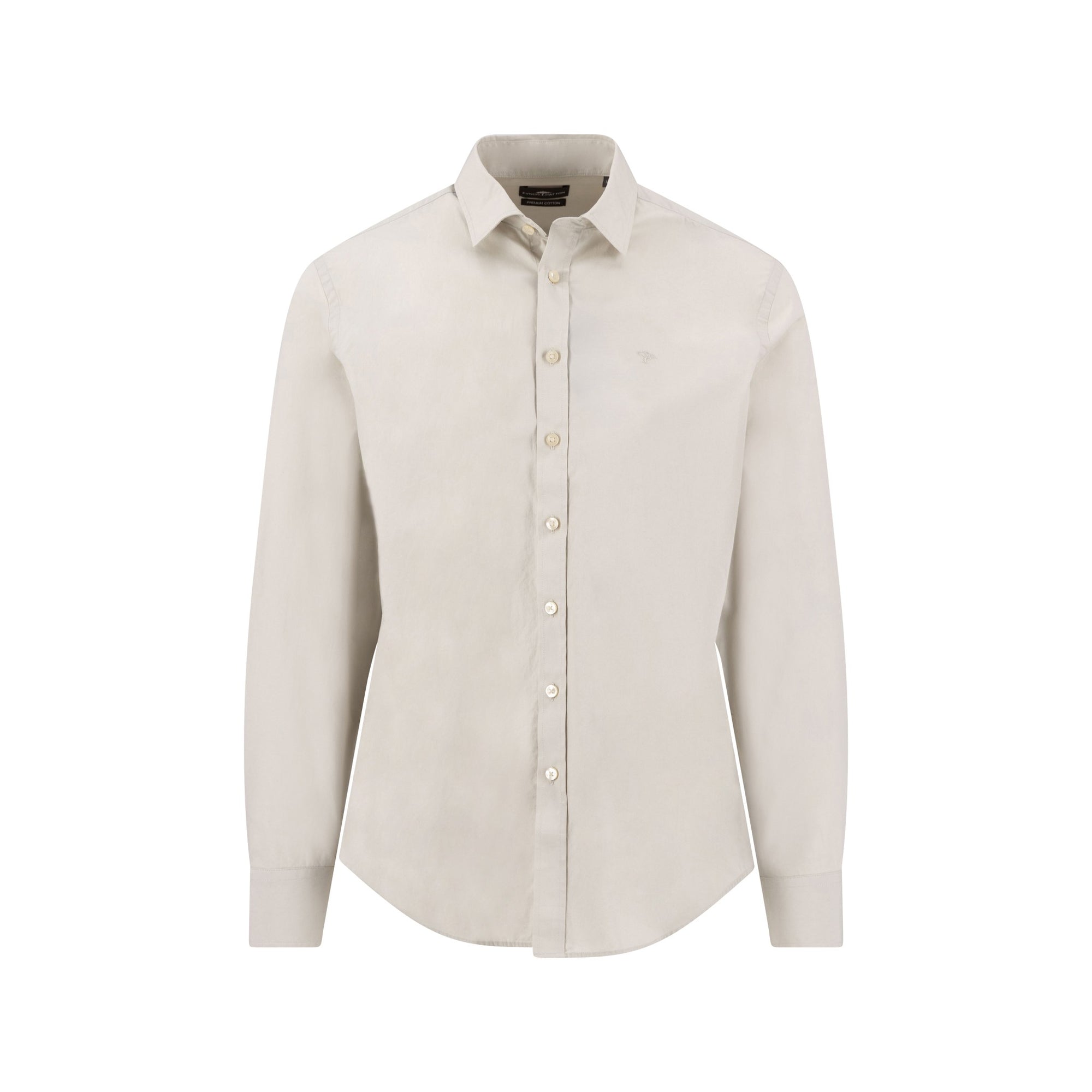 Cement dress shirt on a white background