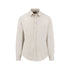 Cement dress shirt on a white background