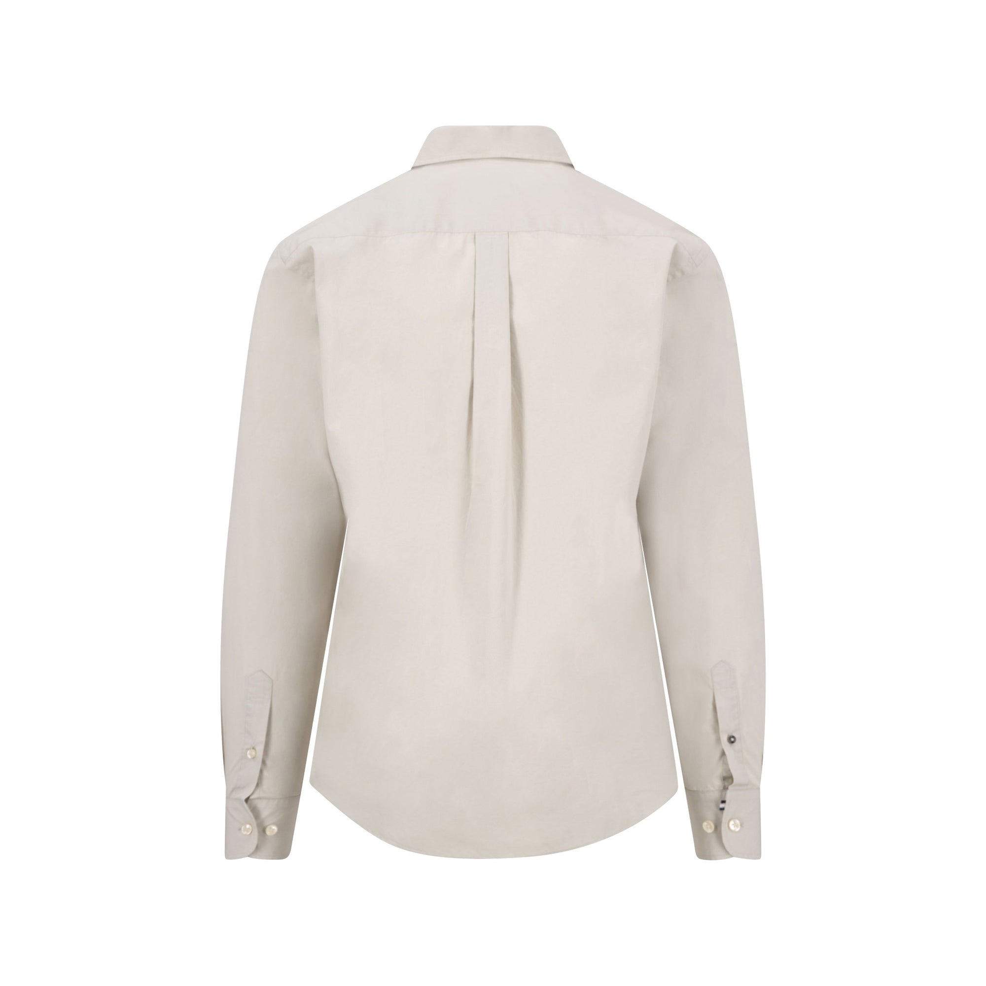 Cement button-up shirt on a white background