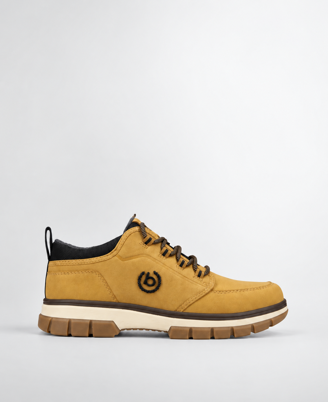 Bugatti Bernia TEX Water-Resistant Lace-Up Boots in Yellow