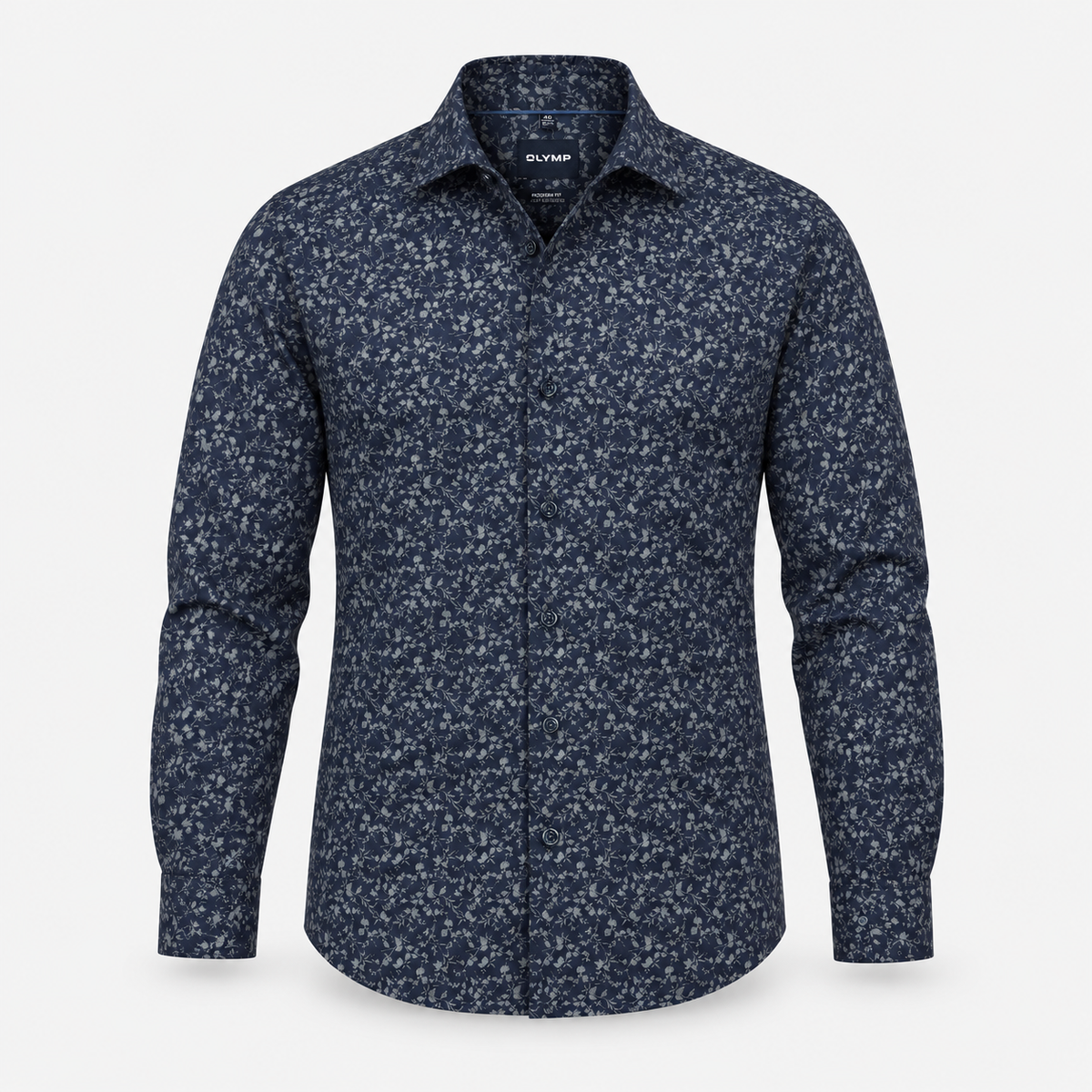 Olymp 1293 Navy floral Print