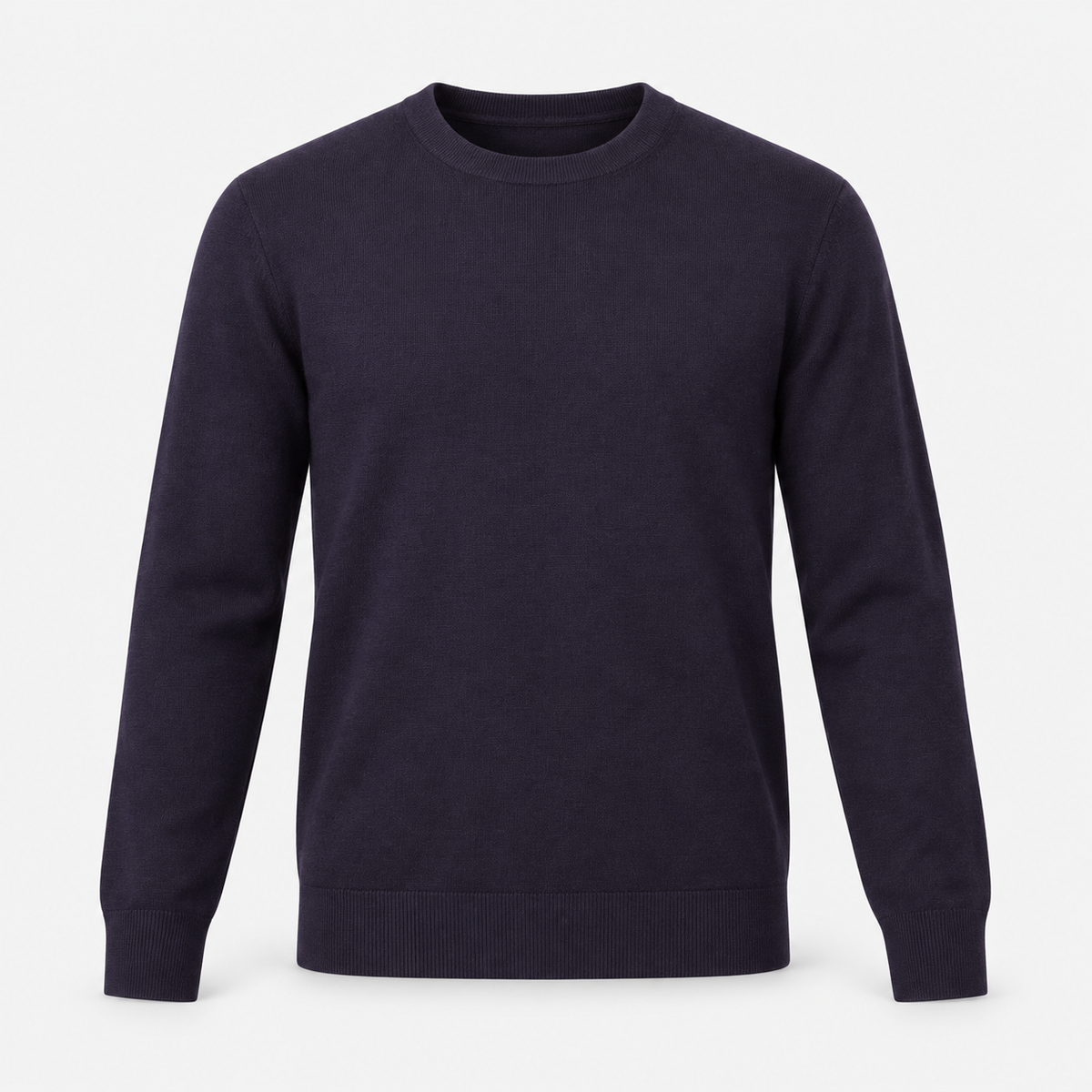 Giordano Treviso Tencel Crewneck Sweater in Navy