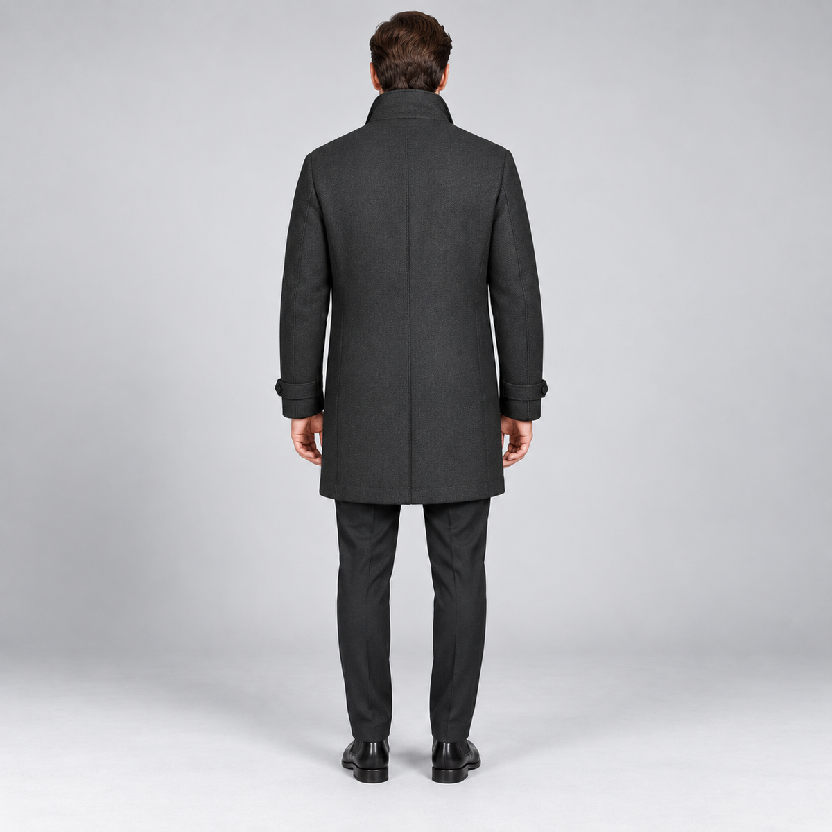 Roy Robson Smart Flex Coat with Removable Windstopper in Grey
