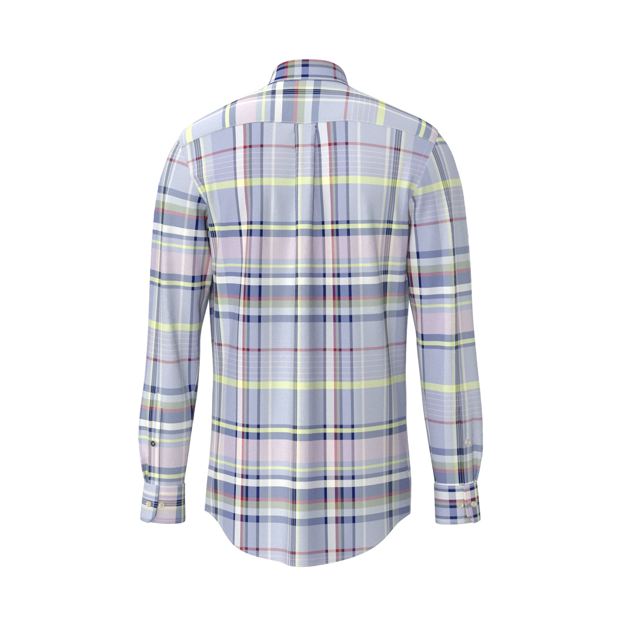 Plaid shirt on a white background