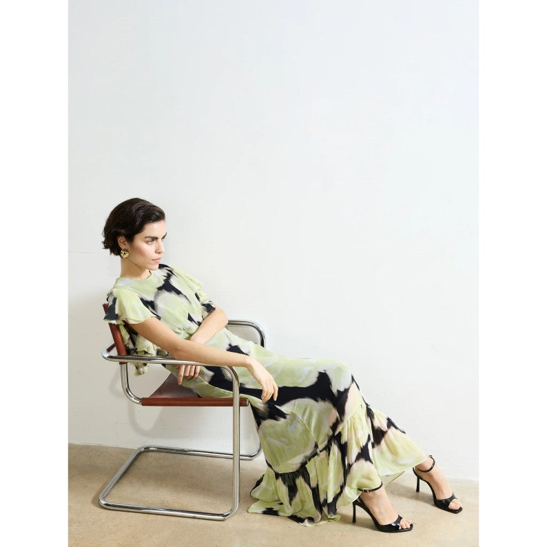 French Connection Natalie Emina Chiffon Maxi Dress 71YFW