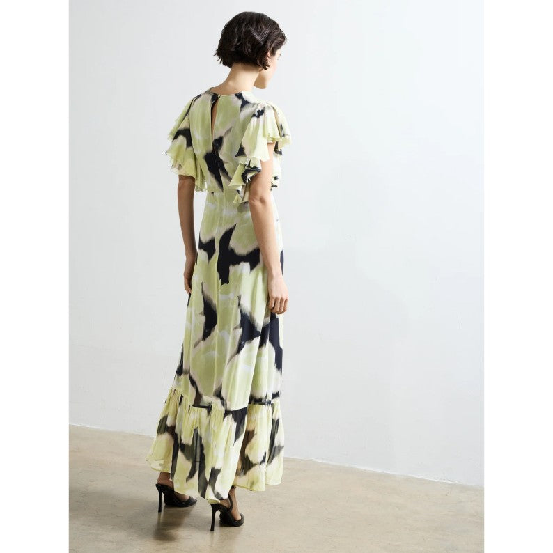 French Connection Natalie Emina Chiffon Maxi Dress 71YFW