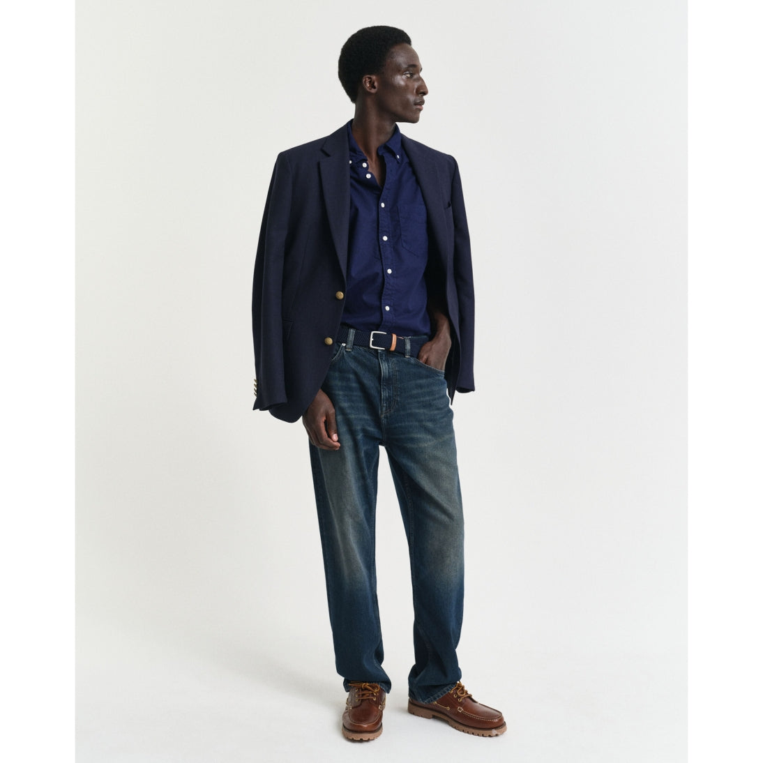 GANT Regular Fit Garment-Dyed Archive Oxford Shirt Classsic Blue 3250051