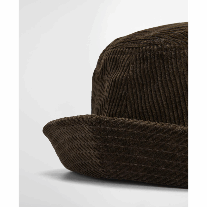 Barbour Ebberston Cord Bucket Hat - Olive &amp; Military Brown