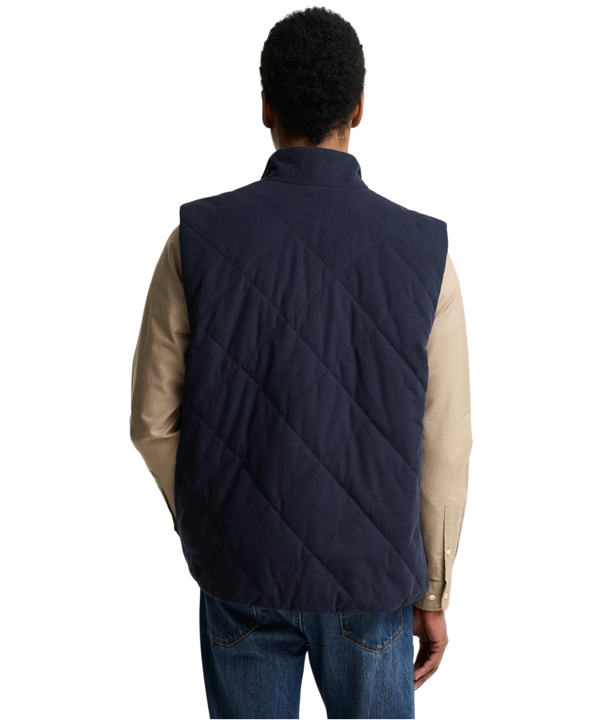 Barbour Corden Quilted Gilet in Navy
