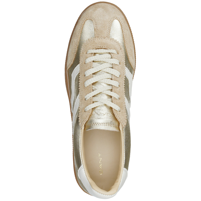GANT Cuzima Sneaker in Gold Metallic