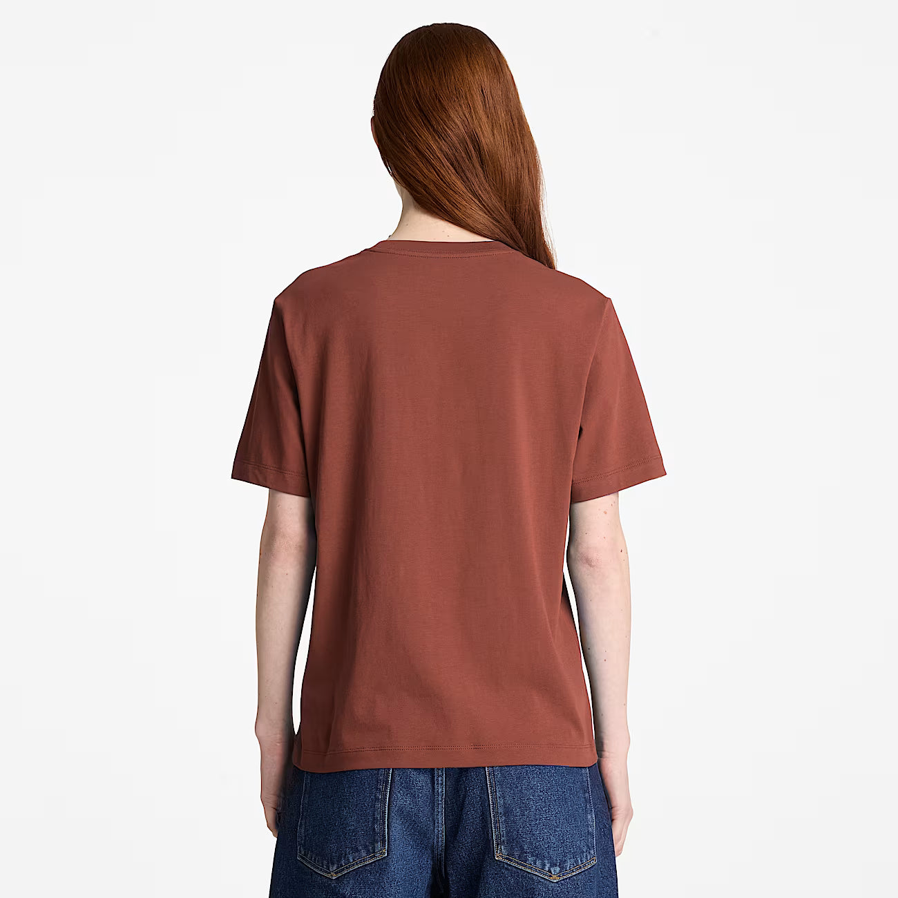 Timberland Crafted Crew Short-Sleeve T-Shirt in Brown