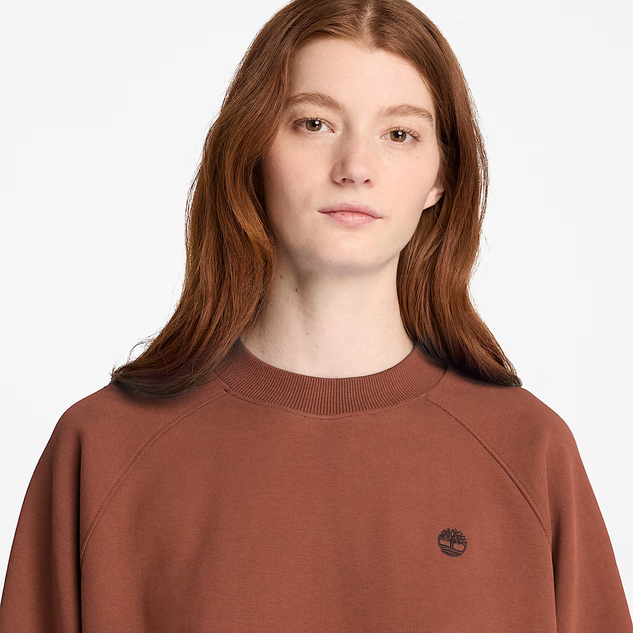 Timberland Crafted Crew Sweatshirt in Brown