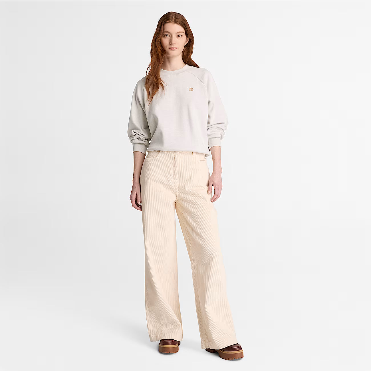 Timberland Crafted Crew Sweatshirt in Beige