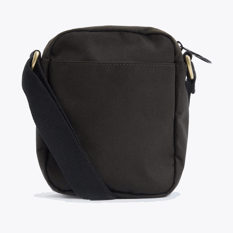 Barbour Field Wax Crossbody Bag – Olive / Black