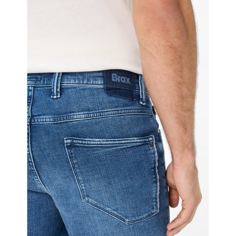 Brax Curt Tapered Fit Jeans Curt Taper 86-7658 Slate Blue Vintage