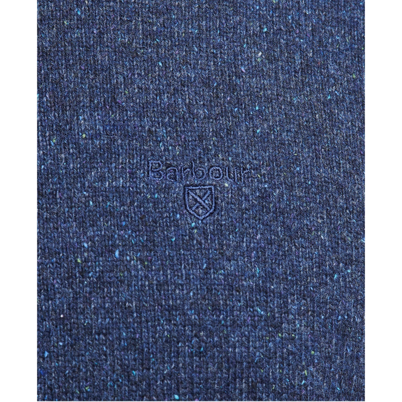 Barbour Essential Tisbury Crew-Neck Jumper MKN0844 Deep Blue