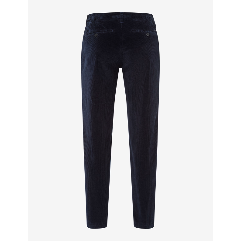 Brax PHIL Hi-FLEX Cord Chino Joggers – Dark Navy &amp; Dark Orange 87-3438