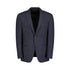 Dark blue blazer on a white background